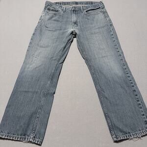 Levi's 559 Straight Jeans Men's Blue Denim Mid Rise Classic Zip Fly - 38X32